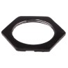 RS PRO Black Steel Cable Gland Locknut M32 Thread 41mm Across Flats 608-834