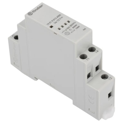 Finder 19 Series Electromechanical Interface Relay, DIN Rail Mount, 12V DC Coil, SPDT, 16A 19.91.9.012.4000