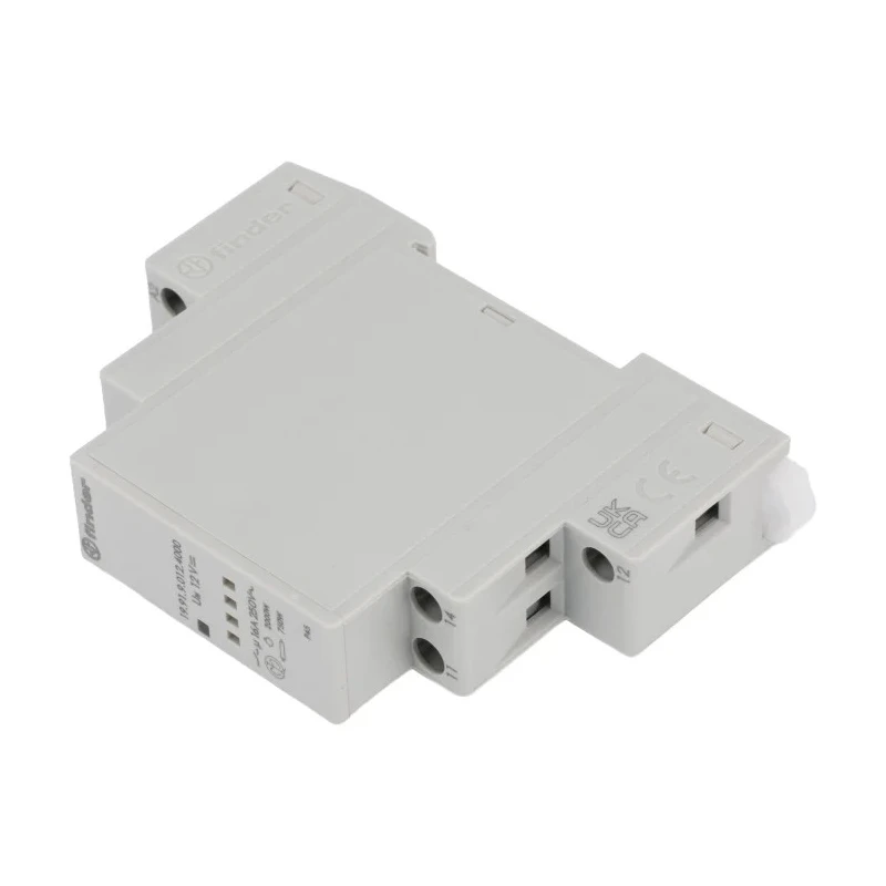 Finder 19 Series Electromechanical Interface Relay, DIN Rail Mount, 12V DC Coil, SPDT, 16A 19.91.9.012.4000