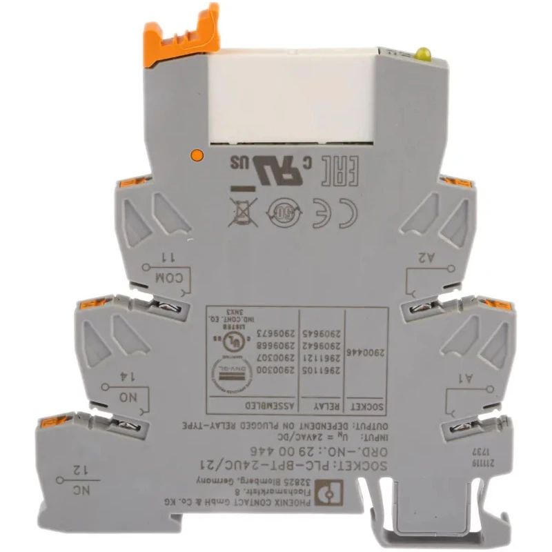 Phoenix Contact Electromechanical Interface Relay, DIN Rail Mount, 24V AC/DC Coil, SPDT Contact Configuration, 11mA 2900300