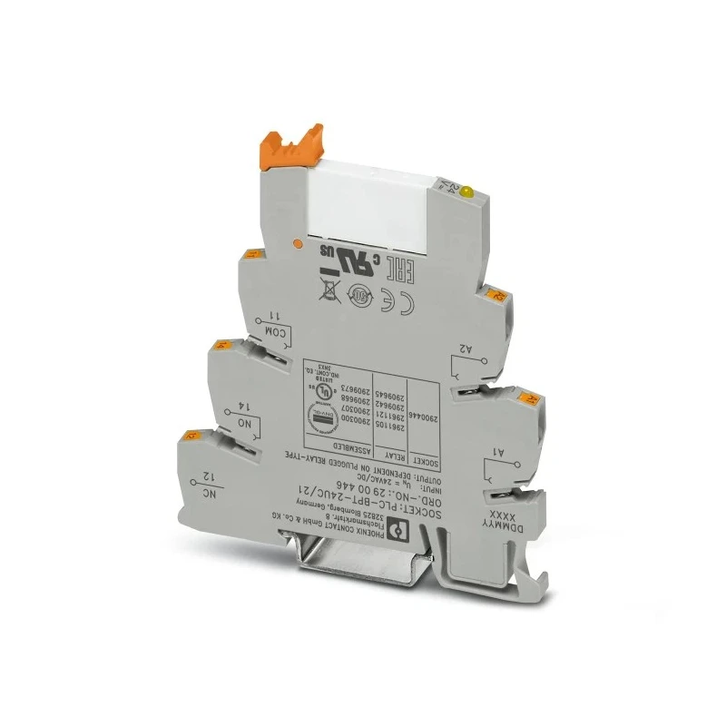 Phoenix Contact Electromechanical Interface Relay, DIN Rail Mount, 24V AC/DC Coil, SPDT Contact Configuration, 11mA 2900300