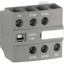 ABB Auxiliary Contact 2 Contact 1 NO/1 NC Front Mount 6 A 600 V DC 690 V AC 1SBN010151R1111 CAT4-11M