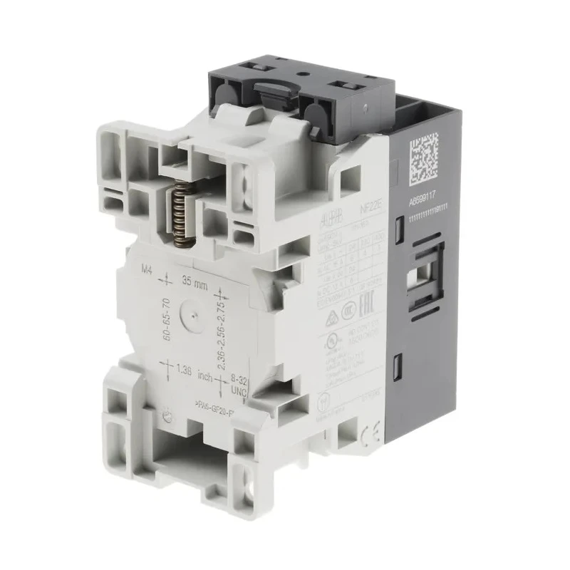 ABB NF Contactor Relay, 110V AC Coil, 4-Pole, 6A Contact Current, 2 NO/2 NC Auxiliary Contacts 1SBH137001R1222 NF22E-12
