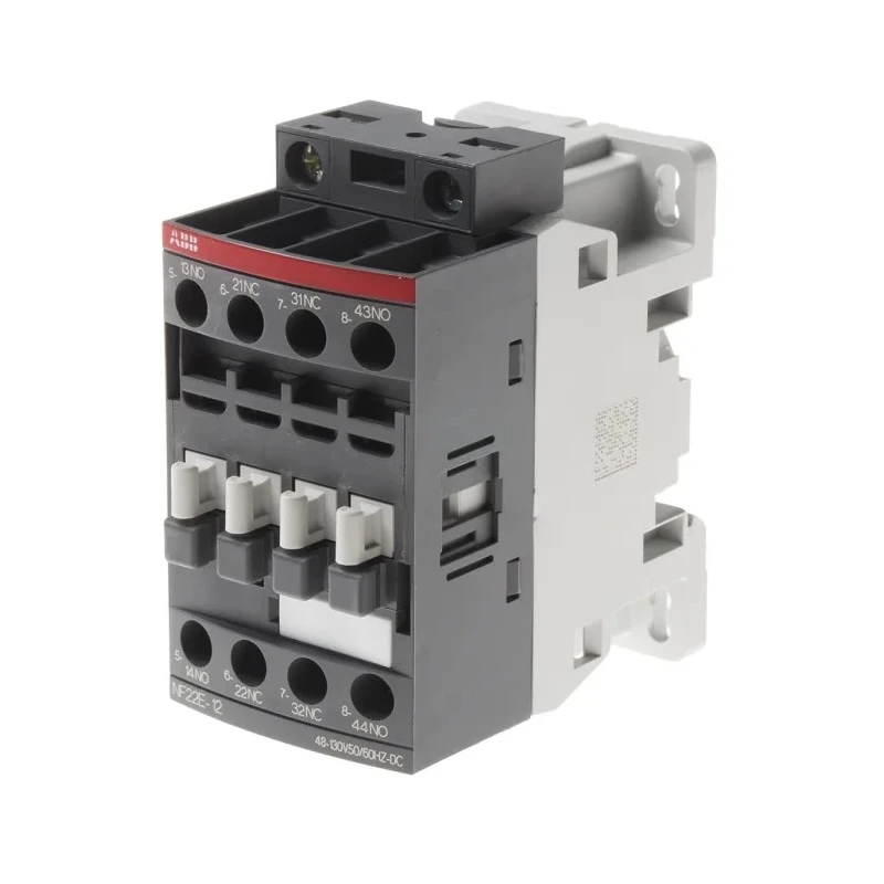 ABB NF Contactor Relay, 110V AC Coil, 4-Pole, 6A Contact Current, 2 NO/2 NC Auxiliary Contacts 1SBH137001R1222 NF22E-12