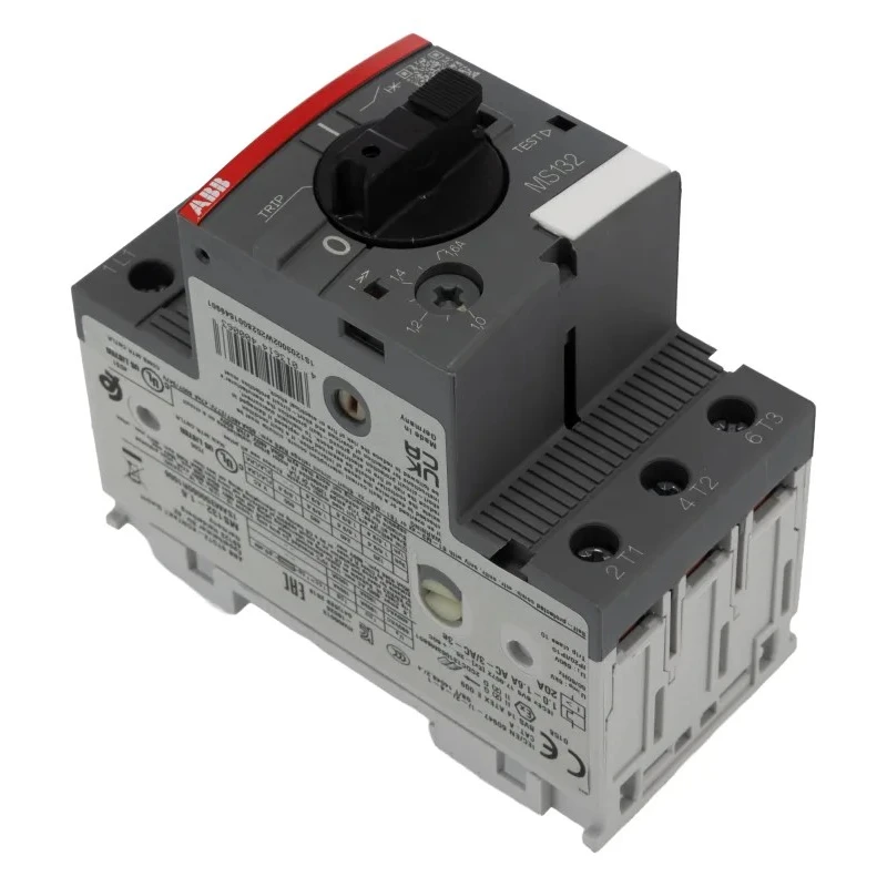 ABB Motor Protection Circuit Breaker MS132 1A, 1.6 A, 690V AC, 3-Poles, IP20/IP10, -25°C to 70°C MS132