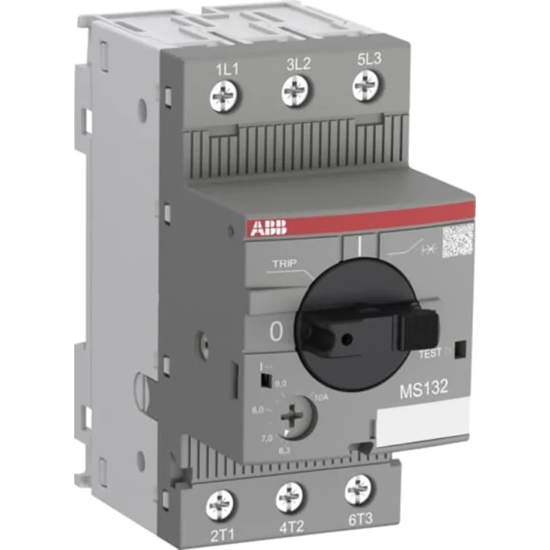 ABB Motor Protection Circuit Breaker MS132 1A, 1.6 A, 690V AC, 3-Poles, IP20/IP10, -25°C to 70°C MS132