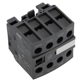 ABB Auxiliary Contact, 4 Contact, 3 NO/1 NC, CA4 Series, Front Mounting, 6 A Contact Current, 600 V DC, 690 V AC CA4-31N