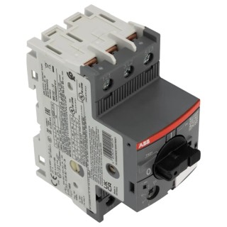 ABB Motor Protection Circuit Breaker MS132 Series 12A, 8A Current Rating, 600V, 3 Poles, IP10/IP20, -25°C to 70°C MS132