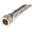 RS PRO Hose Assembly Female 1/2 in to Female 15 mm Compression 12 bar Maximum Operating Pressure 300 mm Length 711-8482