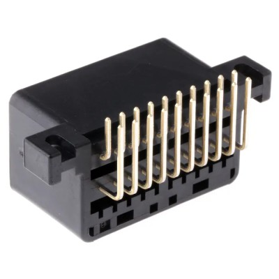 TE Connectivity MULTILOCK 040 II Female Connector Housing 20 Contacts 2 Row 2.5 mm Pitch Right Angle 175975-2