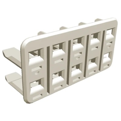 TE Connectivity Econoseal J Mark II 10 Way Polybutylene Terephthalate TPA Lock Double Lock Plug 1-174656-1