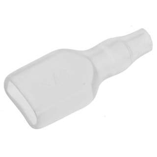 TE Connectivity 1 Way Plastic Crimp Terminal Housing, Natural 24mm Length 170823-3