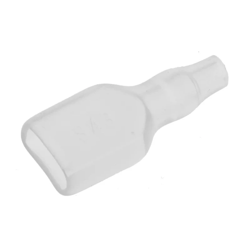 TE Connectivity 1 Way Plastic Crimp Terminal Housing, Natural 24mm Length 170823-3