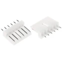 TE Connectivity EI Series Straight Through Hole PCB Header 6 Contacts 2.5 mm Pitch 1 Row Shrouded 171825-6