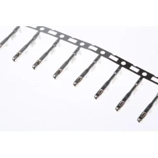 TE Connectivity MULTILOCK 025 Series Female Crimp Terminal, 21 AWG Min to 20 AWG Max, Copper Alloy Tin Plated 1674311-1