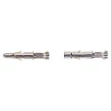 TE Connectivity Universal MATE-N-LOK Series Male Crimp Terminal 20 AWG Min Crimp 14 AWG Max 350552-1