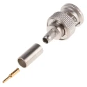 Telegartner BNC Series Coaxial Connector Cable Male BNC 75 Ω Straight Body Crimp J01002A0030