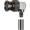 Telegartner BNC Series 75 Ω Coaxial Connector Cable Male Right Angle Crimp J01002A1356