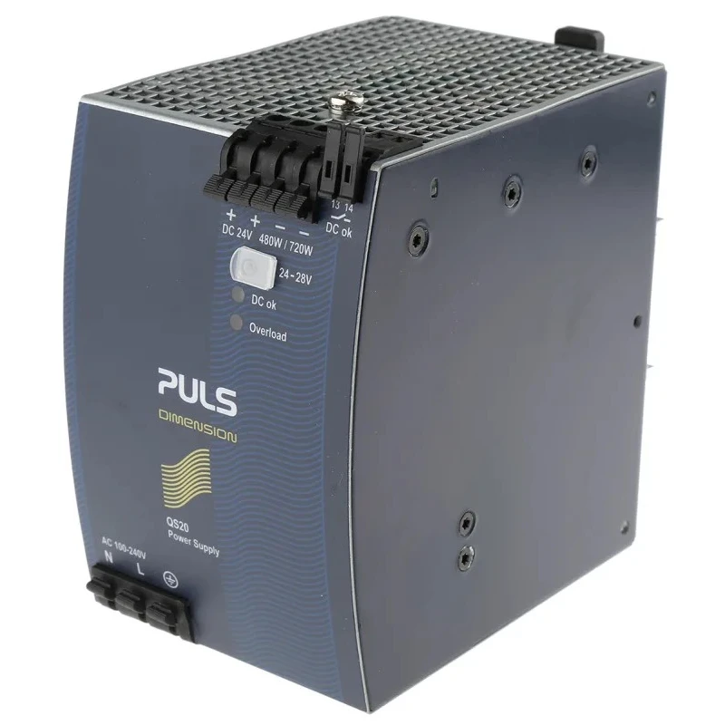 PULS DIMENSION Switched Mode DIN Rail Power Supply 100-240V AC Input 28V DC, 20A Output 480W QS20.241-A1