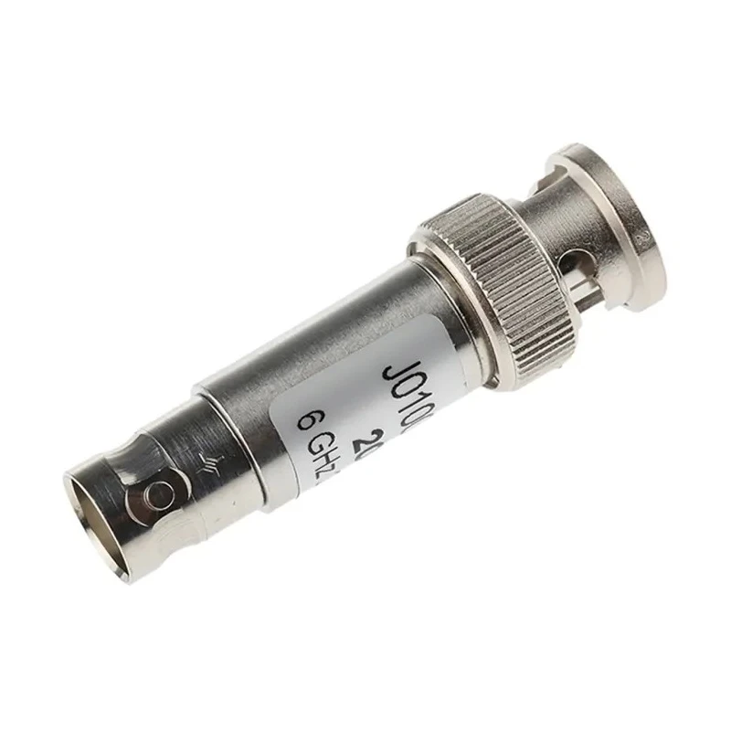 Telegartner RF Attenuator Straight 20 dB, BNC Plug to BNC Socket, 50Ω, 4GHz to 6GHz Frequency J01006A0025