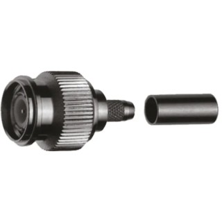 Telegartner TNC Series Coaxial Connector Cable Male TNC, 50 Ω, Straight Body Crimp J01010A0035