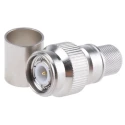 Telegartner TNC Series Coaxial Connector Cable Male TNC, 50 Ω Impedance, Straight Body Crimp J01010A0051