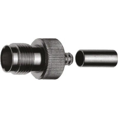 Telegartner TNC Series Coaxial Connector Cable Female TNC, 50 Ω, Straight Body Crimp J01011R0003