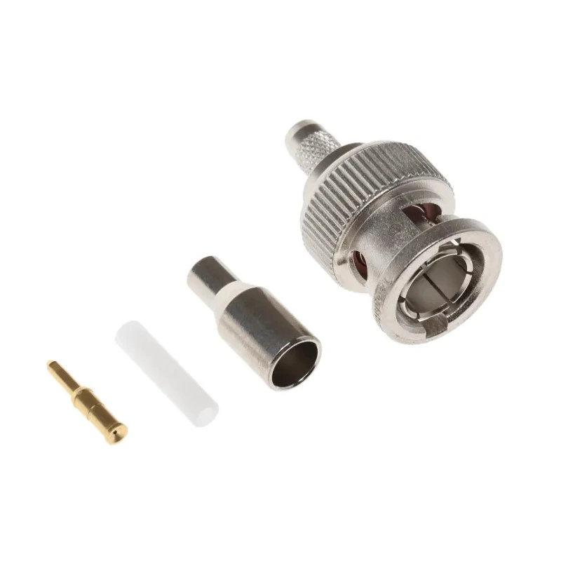 Telegartner BNC Series Coaxial Connector Cable Male BNC, 75 Ω, Straight Body Crimp J01002A0036
