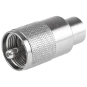 Telegartner UHF Series Coaxial Connector Cable Male UHF, 50 Ω, Straight Body J01040B0604