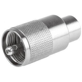 Telegartner UHF Series Coaxial Connector Cable Male UHF, 50 Ω, Straight Body J01040B0604
