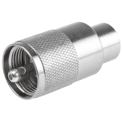 Telegartner UHF Series Coaxial Connector Cable Male UHF, 50 Ω, Straight Body J01040B0604