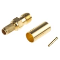 Telegartner SMA Series Coaxial Connector Cable Female SMA, 50 Ω, Straight Body Crimp J01151A0611