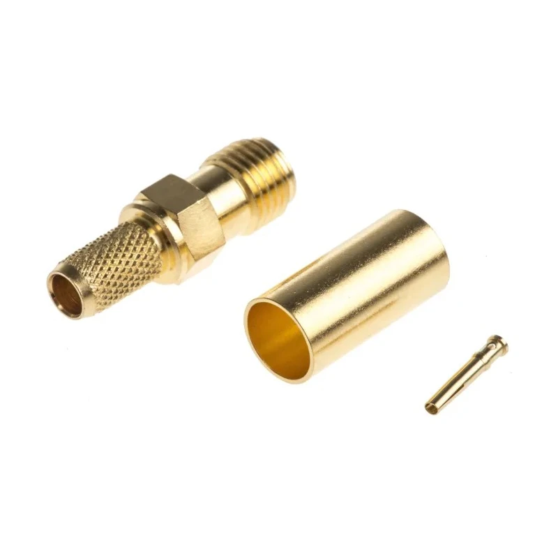 Telegartner SMA Series Coaxial Connector Cable Female SMA, 50 Ω, Straight Body Crimp J01151A0611