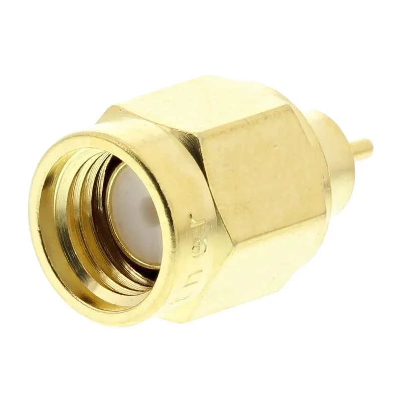 Telegartner SMA Series Coaxial Connector Cable Male SMA, 50 Ω Impedance, Straight Body Solder Termination J01150A0131