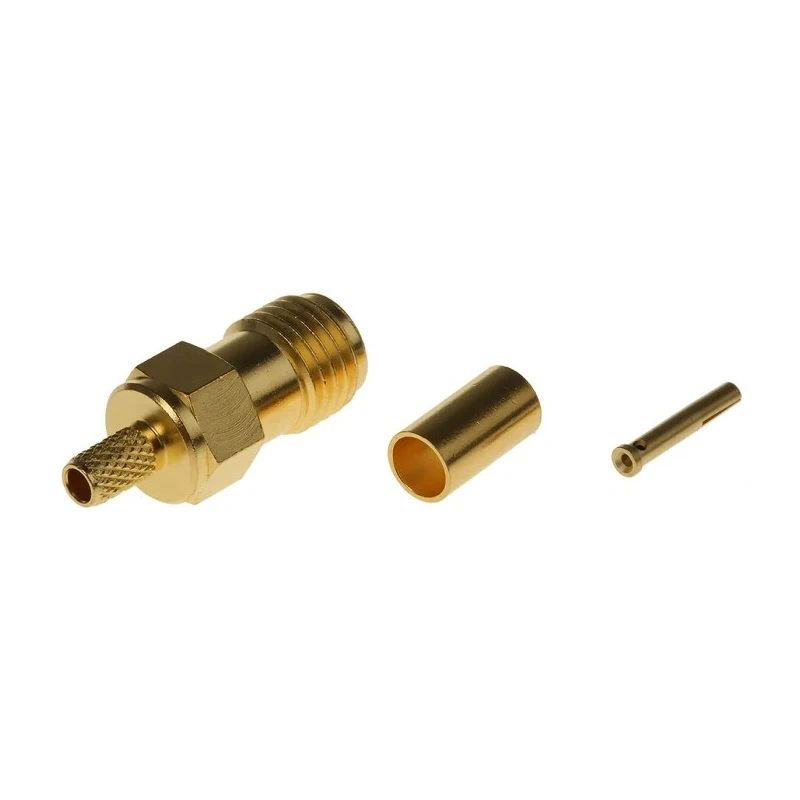 Telegartner SMA Series Coaxial Connector Cable Female SMA, 50 Ω, Straight Body Crimp J01151A0051