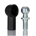 Igus Plastic Angled Ball & Socket Joint M10 Thread, Right Hand Thread, Ball Diameter 16mm WGRM-10-LC-MS