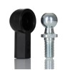 Igus Plastic Angled Ball & Socket Joint M10 Thread, Right Hand Thread, Ball Diameter 16mm WGRM-10-LC-MS