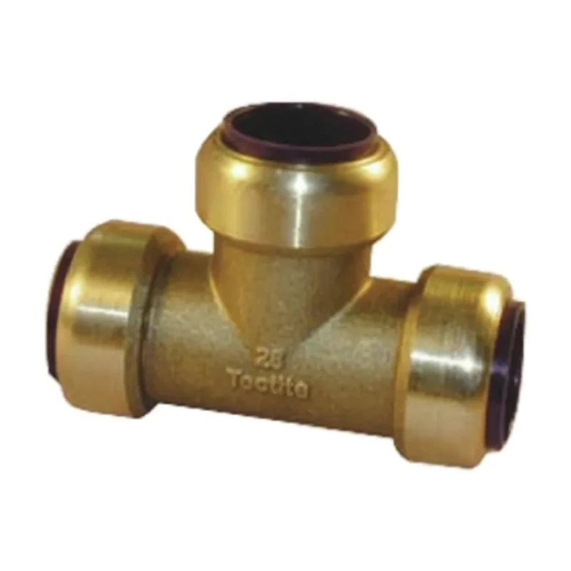 Pegler Yorkshire Brass Pipe Fitting Compression Equal Tee Female BSP 22 mm to Female Metric 22 mm 65676
