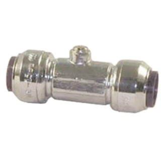 Pegler Yorkshire Brass Pipe Fitting Compression Female BSP 15 mm to Female Metric 15 mm 65950