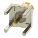 TE Connectivity AMP Series Coaxial Connector Through Hole Male MCX 50 Ω Straight Body Solder 1061015-1