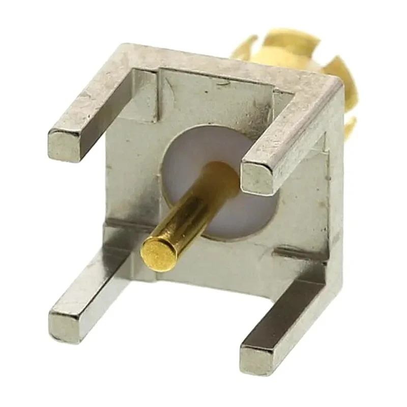 TE Connectivity AMP Series Coaxial Connector Through Hole Male MCX 50 Ω Straight Body Solder 1061015-1