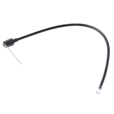 Bivar Flexible LED Light Pipe 3 mm, Red LED Included, 154mm Length, Straight Orientation FLPR6.0-SR