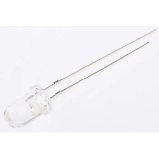 Bivar UV5TZ Series UV LED 395 nm 40 mW 30° Viewing Angle 2-Pin Through Hole Package UV5TZ-395-30