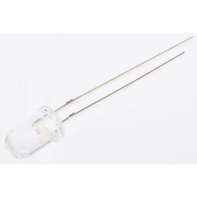 Bivar UV5TZ Series UV LED 395 nm 40 mW 30° Viewing Angle 2-Pin Through Hole Package UV5TZ-395-30