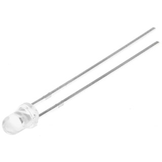 Bivar UV3TZ Series 1-LEDs UV LED 390 nm 40 mW 30 ° Viewing Angle 2-Pin Through Hole Package UV3TZ-390-30