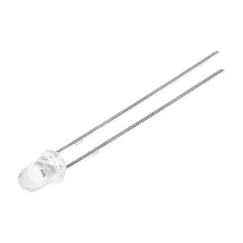 Bivar UV3TZ Series 1-LEDs UV LED 390 nm 40 mW 30 ° Viewing Angle 2-Pin Through Hole Package UV3TZ-390-30
