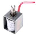 Mecalectro Linear Solenoid 24V DC Push Pull Action 6mm Stroke 1N Force 8.M11.AA.52 24 VCC 100% 8.M11 AA 52 24 VCC 100%