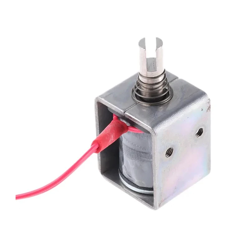 Mecalectro Linear Solenoid 24V DC Push Pull Action 6mm Stroke 1N Force 8.M11.AA.52 24 VCC 100% 8.M11 AA 52 24 VCC 100%