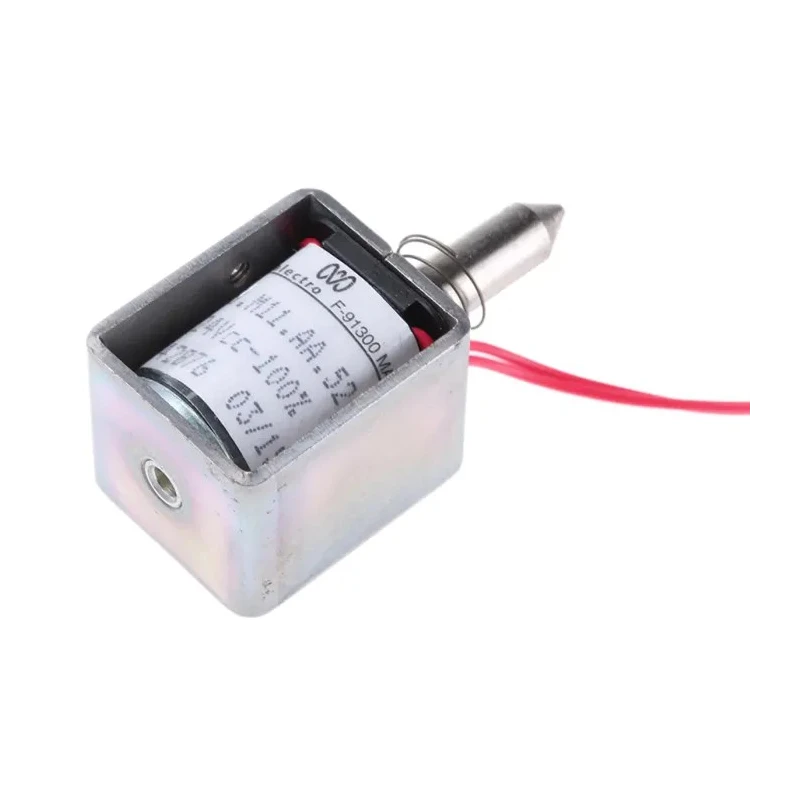Mecalectro Linear Solenoid 24V DC Push Pull Action 6mm Stroke 1N Force 8.M11.AA.52 24 VCC 100% 8.M11 AA 52 24 VCC 100%