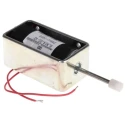 Mecalectro Linear Solenoid 24V Push Pull Action 12mm Stroke 8N Magnetic Force 57.7mm Length 32mm 8.M14 02 62 24 VCC 100%